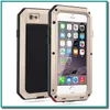 Funda de metal para iphone 12 11xs max Huawei p30 mate 30 Note 20 S10 S9 PLUS con cubierta de vidrio templado Funda impermeable a prueba de golpes