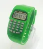 Nieuwe Hot Casual Mode Sport Horloge Voor Mannen Vrouwen Kid Kleurrijke Elektronische Multifunctionele Rekenmachine Horloge Jelly Horloge