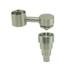 Justerbar 6 i 1 Titan Nail Universal Side ARM GR2 Titanium Domeless Spik Passar 10mm 14mm 19mm Man Kvinna Bucket