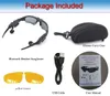 50pcs/lot DHL Sports Stereo Wireless Bluetooth 4.0 Headset Telephone Polarized Driving Sunglasses/mp3 Riding Eyes Glasses free shipping