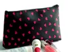 Nowa Koreańska torba kosmetyczna Little Hearts Makeup Torba do przechowywania Moda Kosmetyczna Torba Podróż Wodoodporna Wash