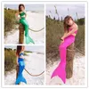2016 Summer Hot Sale Lovely Girls Mermaid Tail Bikini Swimsuit Swimming Costume Cute Girl Bikini Set Swimwear Kids Performance Bathing Suits