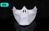 Hot Skeleton Mask Half Face Faktiska Combat Warrior Face Masks Halloween Party Scary Mask Worldwide