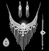 Bridal jewelry sets Earrings Necklace rings bracelet Accessories one set include four pcs luxury fashion new style hot sell HT125