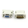 Adaptateur DVI 24+1 mâle vers VGA femelle adaptateur DVI-D DVI-I DVI-A DVI -D mâle vers VGA femelle Adaptateurs Connecteurs Convertisseurs Vis métalliques