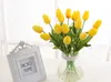 50 stcs latex tulpen kunstmatige pu bloemboeket echte aanraakbloemen voor huizendecoratie bruiloft decoratieve bloemen 11 kleuren optie