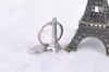 3D Metal Simulation Eiffel Tower -keychain الفرنسي التذكاري الباريس سلسلة مفاتيح السلسلة المفتاح