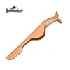 Piegaciglia finte Pinzette per ciglia Applicatore Clip Strumento per trucco Bellezza Colore oro e pinzette in oro rosa4961287