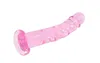 Pink Glass Penis Dildos Anale buttplug anus stimulator in volwassen games Erotisch seksspeeltjes voor vrouwen en mannen gay 17829 mm 179057305023