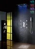 サーモスタットバスルームのシャワーセット20インチ2つの機能スプレーと降雨LEDシャワーヘッドと6個のボディマッサージスプレージェット009-20TSL-F