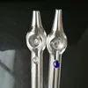 New pointed lengthened glass pipe, glass bongs accessories