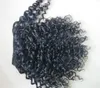 Kinky Curly Ponytail dla czarnych kobiet Naturalne afro kręcone non non remy Hair 1 kawałek klips w kucykach 100 ludzkich włosów 14 cali 120G8144436