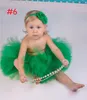 Neue 7 Farben Neugeborene Tutu -Rock mit passender Blumenstirnband Neugeborene PO -Requisiten Baby Tutu Mädchen flauschiger Pettirtirtiskirt5868118