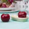 50Set Apple of My Eye Salt Pepper Shakers Brud Shower Ceramic Wedding Favors Party Supplies