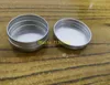 100pcs/lot Free Shipping 10ml aluminum tins lip balm container, 10g aluminium cream jars with screw lid cosmetic case jar