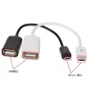 500PCS Оптовая Micro USB OTG кабель передачи данных Micro USB Мужской Женский к USB-адаптер для Samsung HTC телефонов Android Tablet