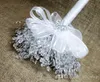 Nouveau bouquet de mariage de mariée décorations de fête gaze main tenant fleur perles acryliques claires fleurs artificielles dhyz023634393