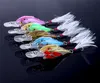 Ny ThreadFin Shad Crank Bait 65cm 6G 3D Eyes Live Target Bass Fishing Lure med VMC Feather Hooks6270956