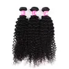 Wholesale 10bundles/lot 7A Virgin Brazilian Afro Curly Wave Hair Weaves 1B Natural Black Human Remy Hair Weft For Black Women Forawme