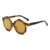 Oddkard Summer Rave Party Designer Solglasögon för män och kvinnor Stylish Fashion Round Sun Glasses Oculos de Sol UV4009416353