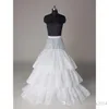 Trumpet Mermaid Bridal Crinoline Petticoat Skirt 3 Hoop Petticoats For Wedding Accessories White Stretchabe Real Sample4036400