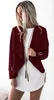 2017 Europa e Stati Uniti Donna Cardigan Jacket tinta unita Turn-down Collar Short coat Women Coats