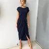 2017 nieuwe vrouwen sexy o-hals korte mouw onregelmatige jurken tuniek zomer strand casual jurken femme vestidos dame kleding elegante feestjurk