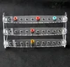 Akryl Display Clear Stand Shelf Holder Base Vape Rack Box Show Fall för E CIG 510 810 Tråd Dropptips TFV8 Prince Tank