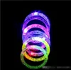 2017 Acrylic Glitter Glow Flash Light Sticks LED Crystal Gradient Color Hand Ring Bracelet Bangle Creativity Dance Party Supplies 3672408