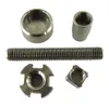 Accesorios para cigarrillos electrónicos GR 2 Ti Nail 14 mm 18 mm Ajustable Domeless Titanium Nail GR2 Titanium Nail 2 en 1