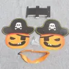 Halloween Leuke DIY Papier Snoepzak Kinderen Party Storage Siertas Pompoen Handtas Trick Or Treat Ghost Handgemaakte Tassen OOA3170