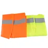 50pcs Free DHL High Visibility Security Safety Vest Jacket Reflective Strips Work Wear Uniforms Clothing