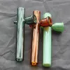 Funnel Chimney Pipes Steamrollers Glass Hand Smoking Pipes Colored Steamrollers Hand Lab Smoking Tobacco Tube for Smoking
