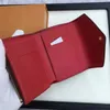 Оптовая женская короткий кошелек роскошный кожаный многоцветный классический карман на молнии дизайнер моды бумажник карты держатель оригинальный Box