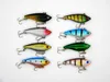 2018 рыболовный приманка VIB Rattlin крюк пресноводный Crankbait 6G 5см 3d глаза мелкие погружения Vibra jerk Bait