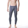 Partihandel-Men Modal Long Johns Mesh Thermal Pants Elastiska Byxor Termiska Underkläder Leggings M-XL Hot