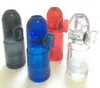 Plastic Snuff Bottle Kit Bullet Snorter Jar Smoking Hand Tools Rocket Sniff Dispenser Portable Cap