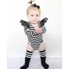 Long sleeve baby striped rompers spring autumn winter infant toddler lace romper solid pure color onesies babies diaper covers bloomers