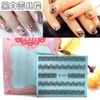 QJ-037-048 Manicure Watermark Zwart Wit Kant 24 Nail Decals Nieuwe Collectie Dames Beauty Tools Art Nail Stickers Gratis Verzending