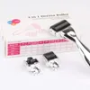 3in1 0.5mm 1.0mm 1.5mm Micro Aiguille Derma Rouleau Peau Soins Du Visage Kit Thérapie