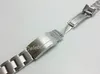 20mm (spänne 16mm) Ny högkvalitativ borstad finish Pure Solid rostfritt stål Watchband Bands Watch Strap Armband för Watch5741872