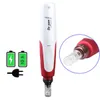 Elektrische Auto Derma Pen Derma Stempel Auto Micro Naald Roller Anti-aging Huidtherapie Wand MyM Elektrische Dr. Pen met 12 pins Cartridges