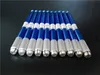 10 adet kalıcı makyaj kaş kalemi dövme manuel mikroblading iğneleri kozmetik nakış bıçağı dövme malzemeleri mavi renkler 308c