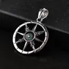 New Design Best Jewelry Gift For Friends Top Quality 316L Stainless steel Biker Cool compass Pendants Men's Vintage Necklace