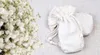 Dentelle de mariage coton lin faveurs sac fête de Noël bonbons sucre oeuf sac cadeau emballage faveur détenteurs pièce de monnaie porte-monnaie sacs perles de bois