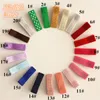 Klein 3,5 cm goedkope hoofddeksels haarclips lint bedekt clips bestseller 20 kleuren haarspelden met geen accessoire goede kwaliteit 200pcs / lot