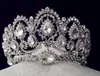 Sparkle kralen kristallen bruiloft kronen nieuwe bruids kristal sluier tiara kroon hoofdband haaraccessoires partij bruiloft tiara HT1336734132