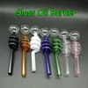 Wholesale 7 Colors Glass Oil Burner Pipes Cheap Colored Pipe Bubbler Pyrex Burner Smoking Water Hand Pipe Bong