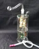 Bongs de vidrio de jacinto de vela clásicos - pipa de vidrio para fumar narguile Gongs de vidrio - plataformas petrolíferas bongs de vidrio pipa de vidrio para fumar narguile - vap- vaporiz