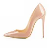 Marque Femme Talons Hauts Escarpins Rouge 12 CM Femmes Chaussures Talons Hauts Chaussures De Mariage Escarpins Noir Nude Chaussures Livraison Gratuite